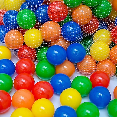 5,5cmØ Bälle für Bällebad Bunte Farben Spielbälle Plastikbälle Ball Kinderbälle 