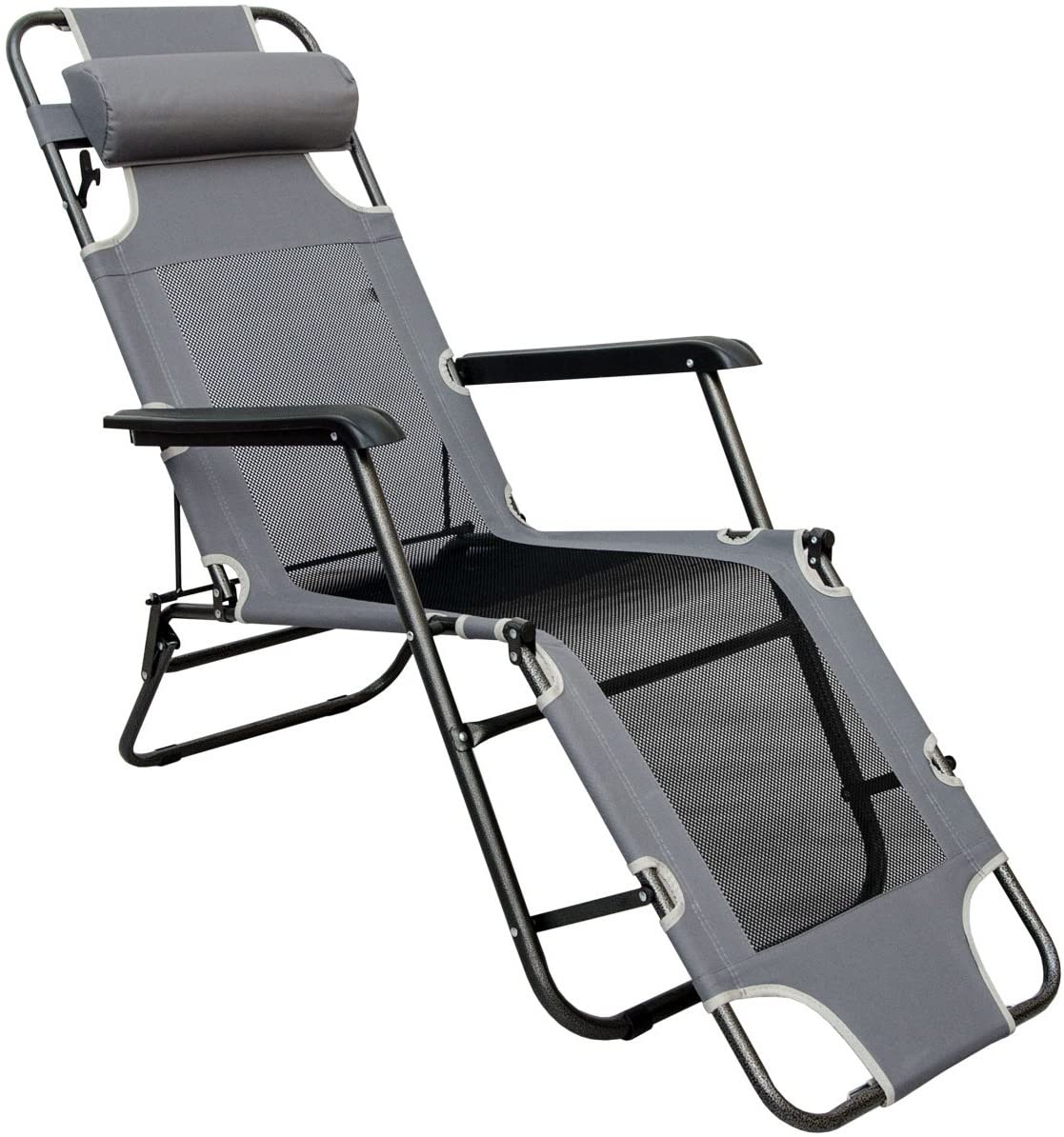 Liegestuhl 178cm Campingliege Sonnenliege Gartenliege Liege Strandliege Stuhl - Bild 1