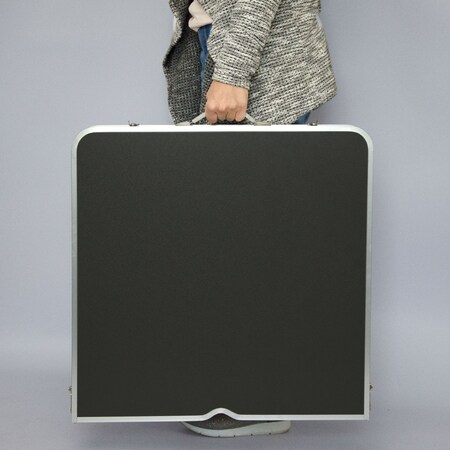 Klappbarer höhenverstellbarer Campingtisch 120x60x70cm mit 4 Falthocker  Campingtischset Kofferformat online kaufen bei Netto