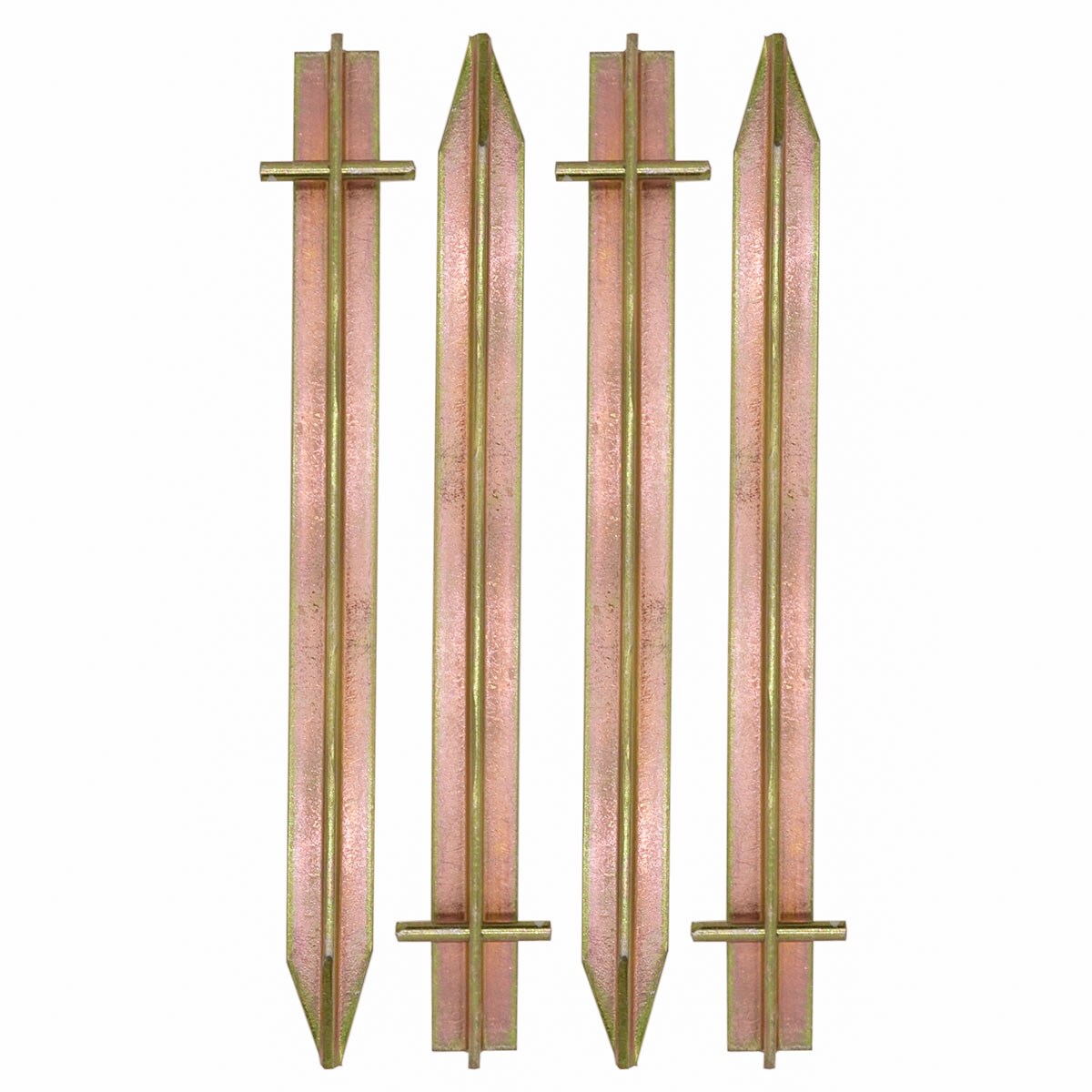 Massiv XL 4 Stahl Erdnägel T-Profil Loch 300x25mm Zelt-Heringe für harte Böden | 04057216037524