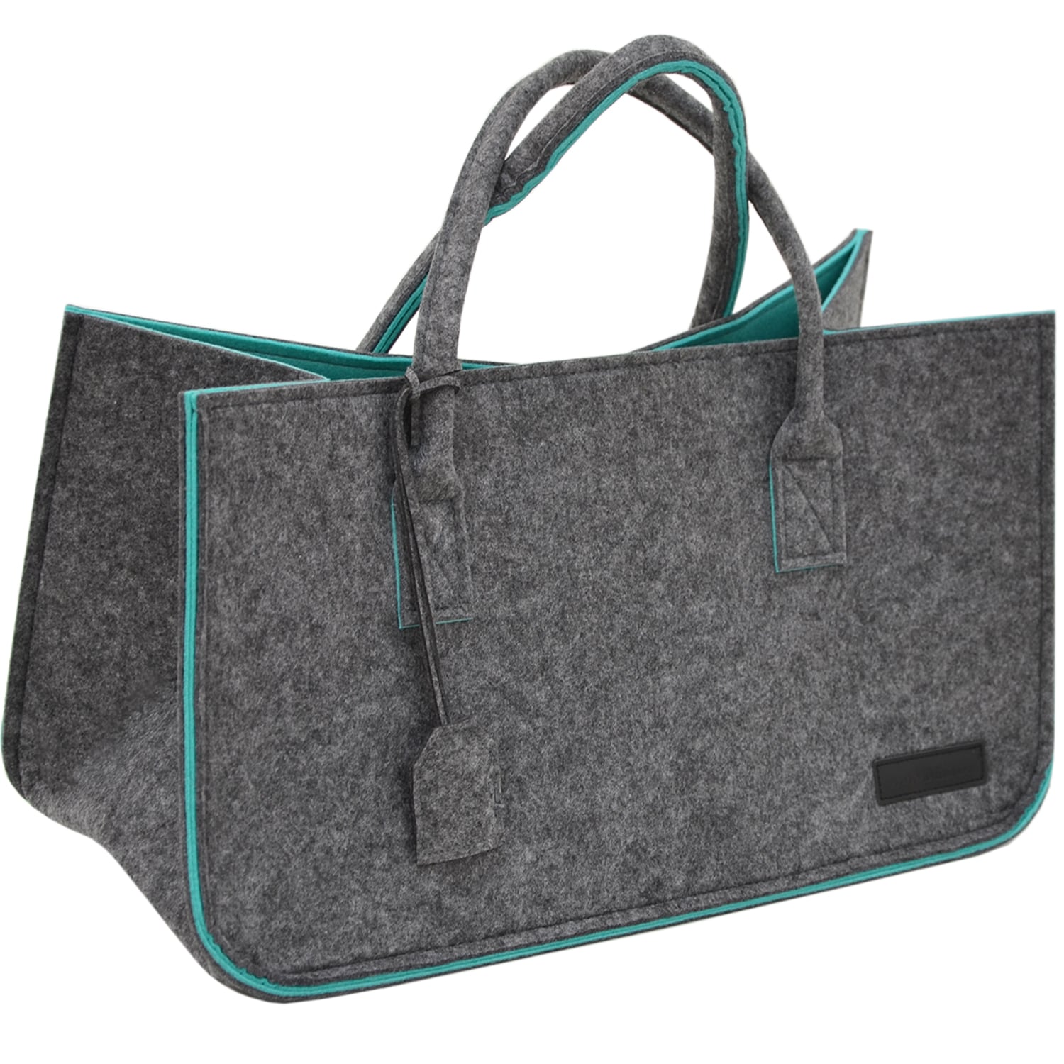 Schwerlast Filztasche - 50x25x25 Filz Einkaufstasche - Kamintasche Kaminholzkorb - Bild 1