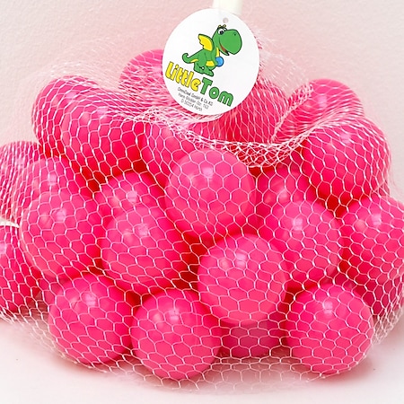 50 Bälle für Bällebad 5,5 cm Babybälle Plastikbälle Baby Balls Spielbälle Pink 