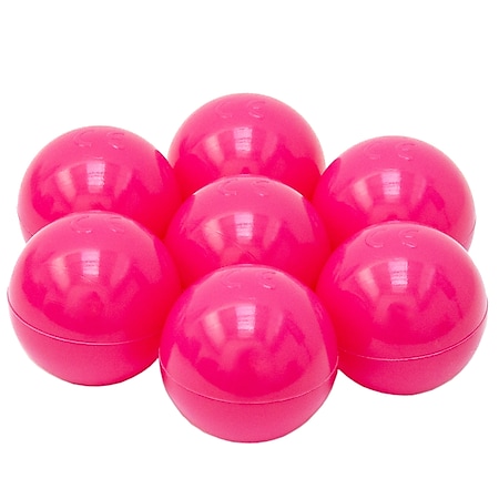50 Bälle für Bällebad 5,5 cm Babybälle Plastikbälle Baby Balls Spielbälle Pink 