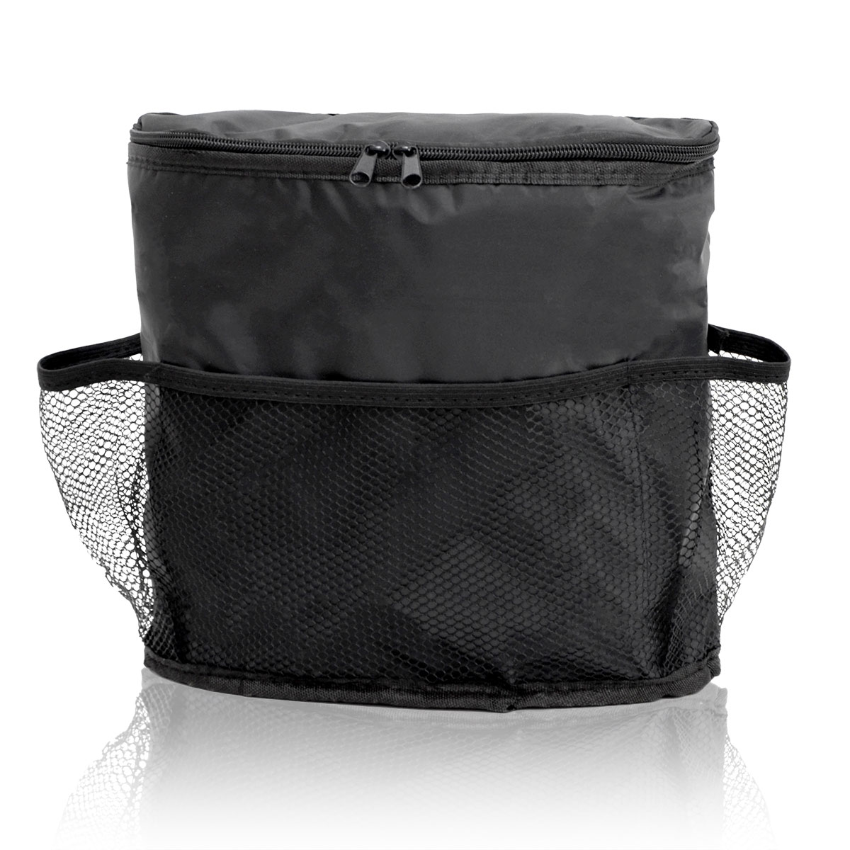 Auto Organizer K&uuml;hlfach 25x26x12 cm R&uuml;cksitz K&uuml;hltasche Autositz Tasche Schwarz - Bild 1