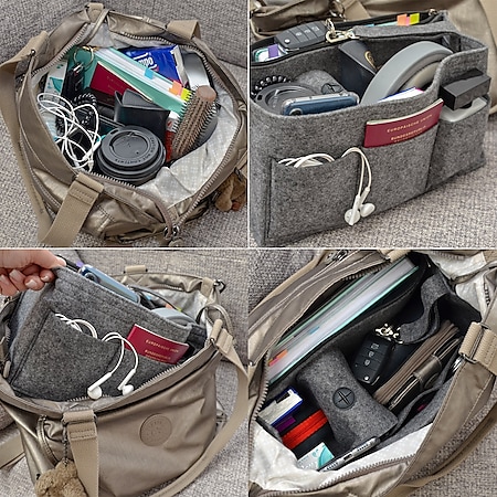 Innentasche Handtaschenorganizer Filz Handtaschen Taschenorganizer Mode 