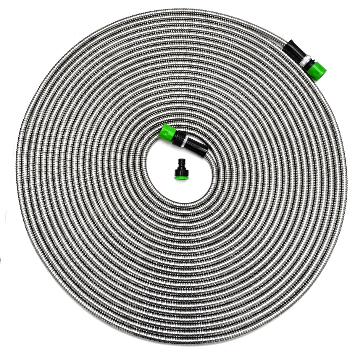 22,5 m Knickfreier Gartenschlauch Edelstahl Wasserschlauch Flex Metall Schlauch - Bild 1