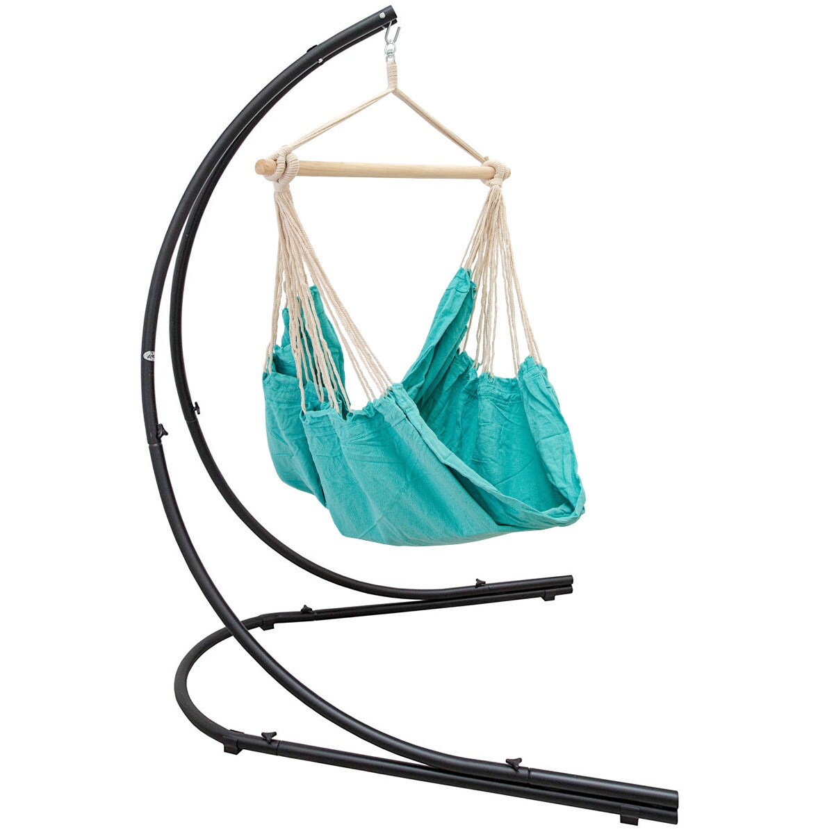 XXL H&auml;ngesessel mit 210cm Gestell - H&auml;ngestuhl St&auml;nder Metall - Bild 1