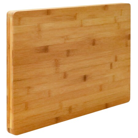 Schneidebrett Holzbrett dickes online bei kaufen 50x35cm Bambus XL Holz Netto Schneidbrett Küche 3 cm