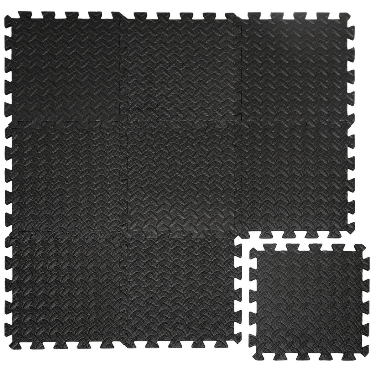 9 Bodenmatten 30x30x1cm - erweiterbare Trainingsmatte - Bild 1