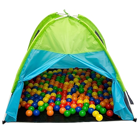 Tasche Zelt mit Verschließbarer Nylon DE Tunnel Spielzelt Bällebad Kinderzelt 