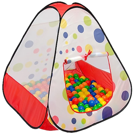 Kinderzelt Bällebad Babyzelt Spielhaus Spielzelt Pop Up Foldable mit  Tasche DE 