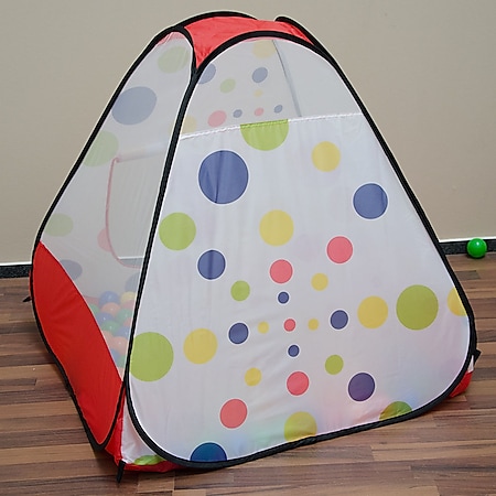 Outdoor Kinderzelt mit 100 Bälle Spielzelt Bällebad Pop up Zelt DE Stock 