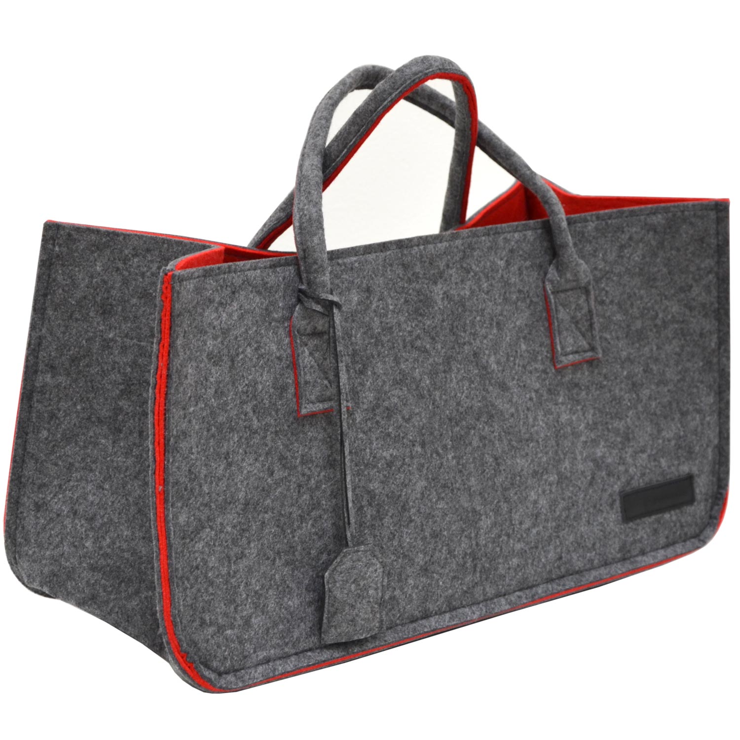 Schwerlast Filztasche - 50x25x25 Filz Einkaufstasche - Kamintasche Kaminholzkorb - Bild 1