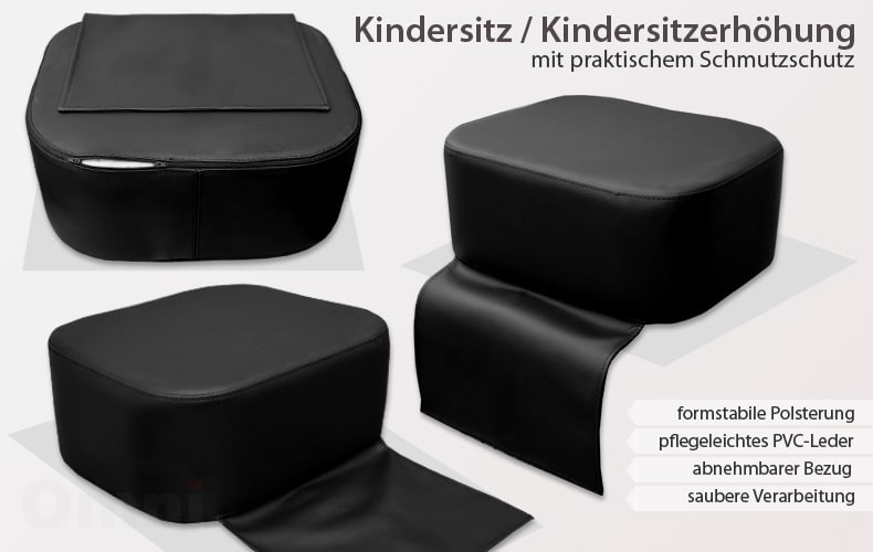 Kindersitz Sitzkissen Kinderstuhl Kinderkissen Friseur Sitzerh&ouml;hung Friseurstuhl - Bild 1