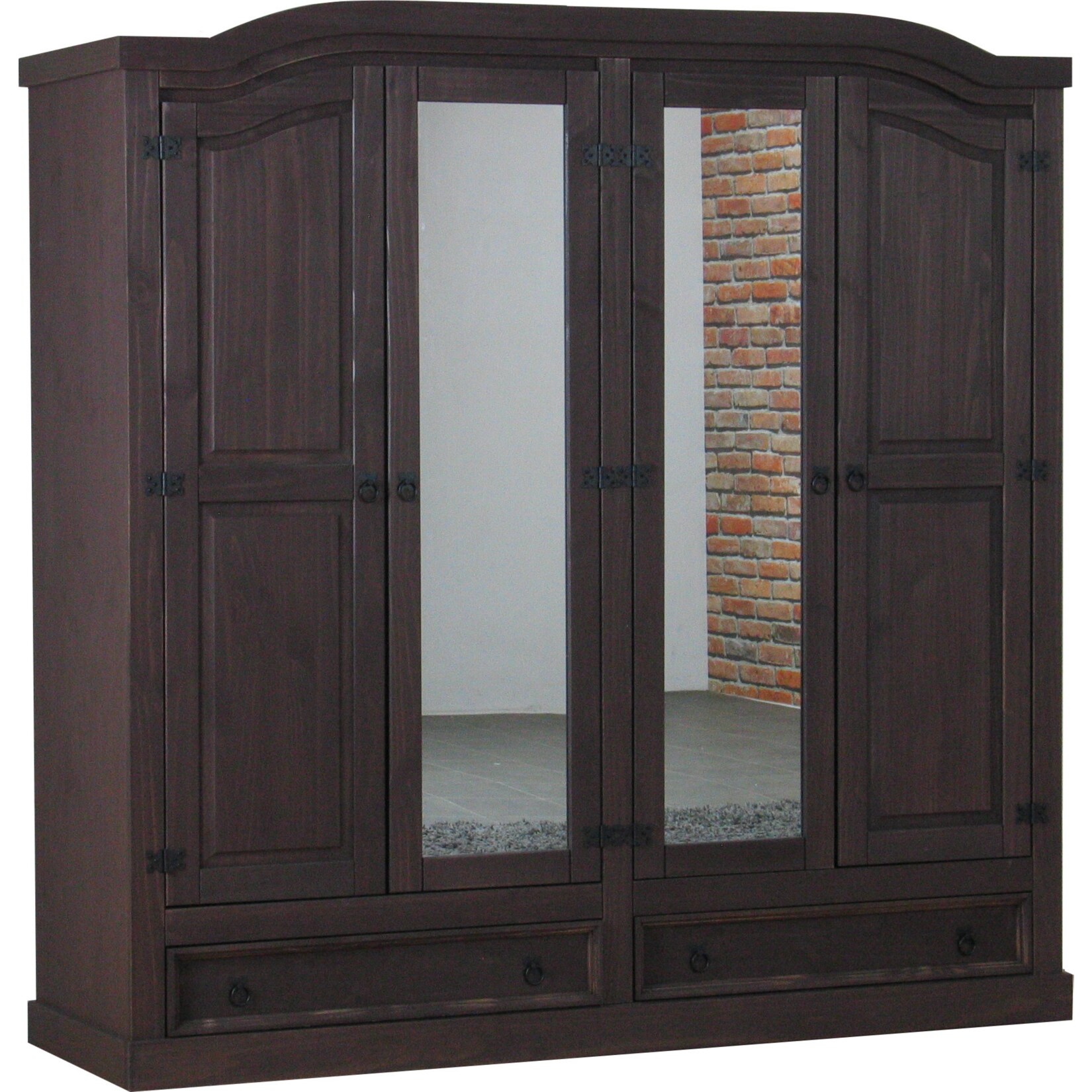 4 trg Kleiderschrank New Mexico (B)193,5 x (H)193 x (T)57cm | 04260436825820