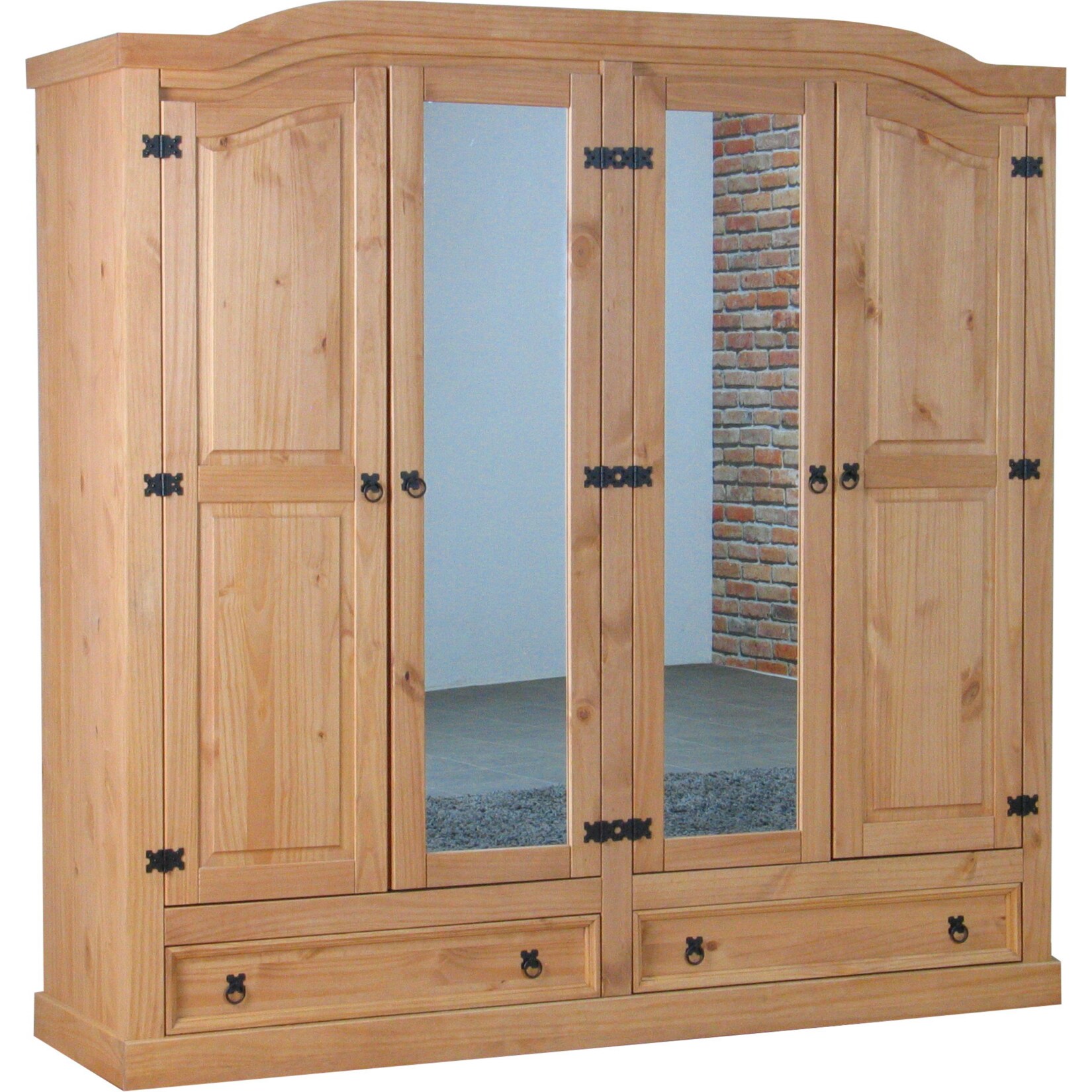 4 trg Kleiderschrank New Mexico (B)193,5 x (H)193 x (T)57cm | 04260436825837