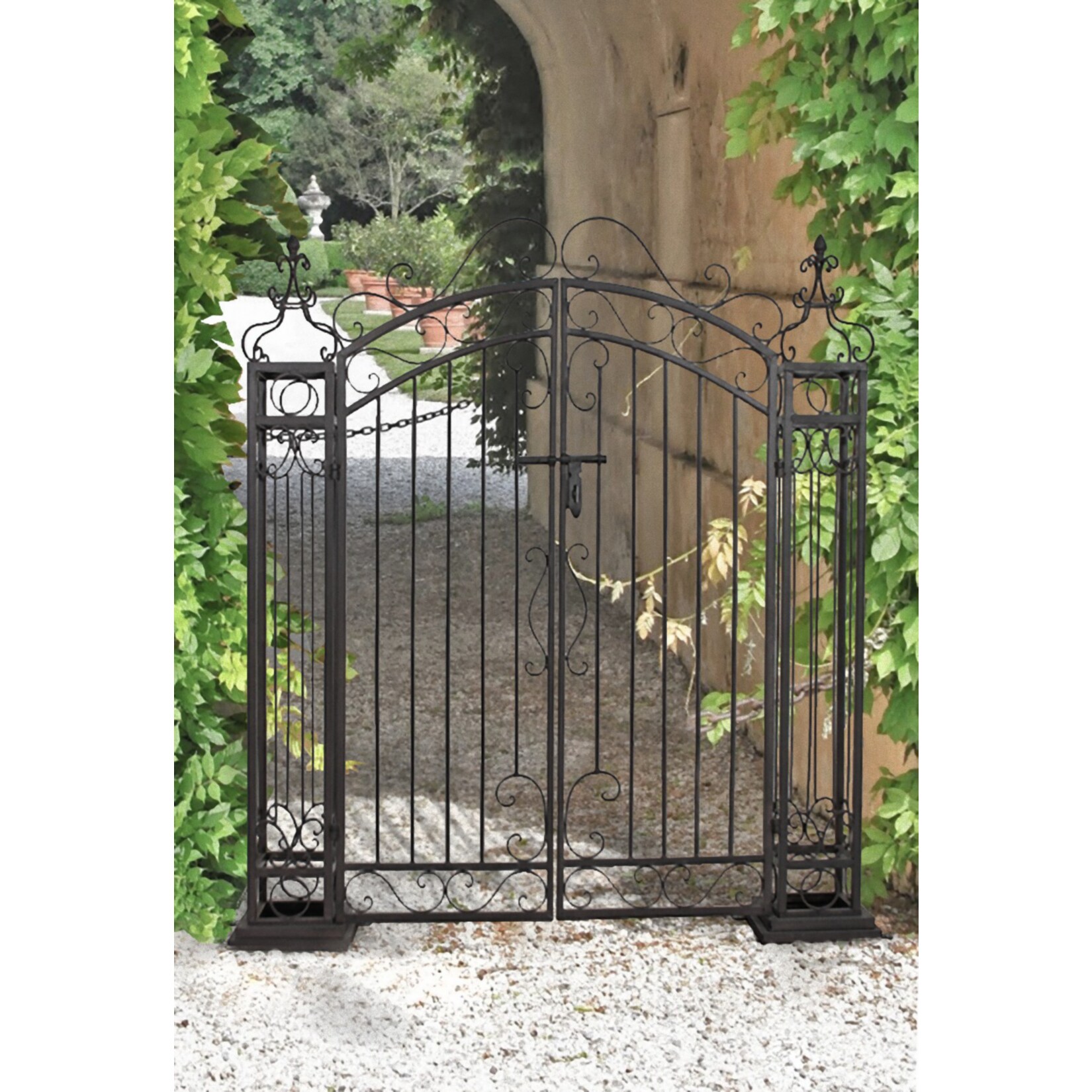 Garden Pleasure Stahl Pforte Zaun Garten Eingang Tor Edel Rost Antik Optik Online Kaufen Bei Netto