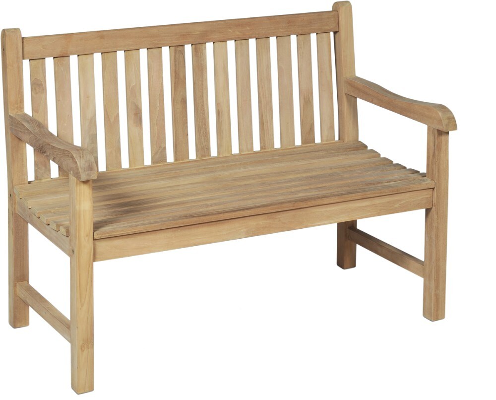 Garden Pleasure Teak Garten Bank Solo 2-Sitzer Sitzbank Essbank Möbel | 04041908054753