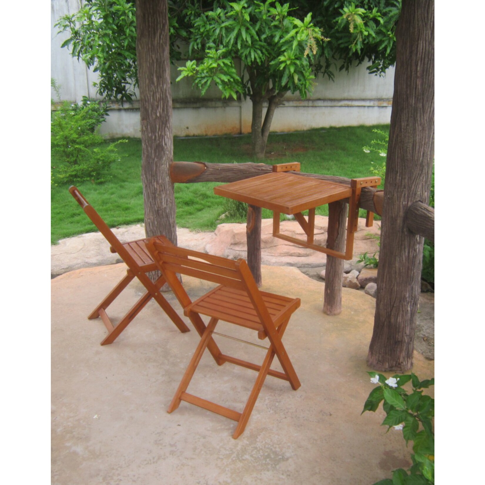 Garden Pleasure Holz Balkon Hängetisch Garten Tisch Esstisch Stuhl Klappstuhl | 04041908078902