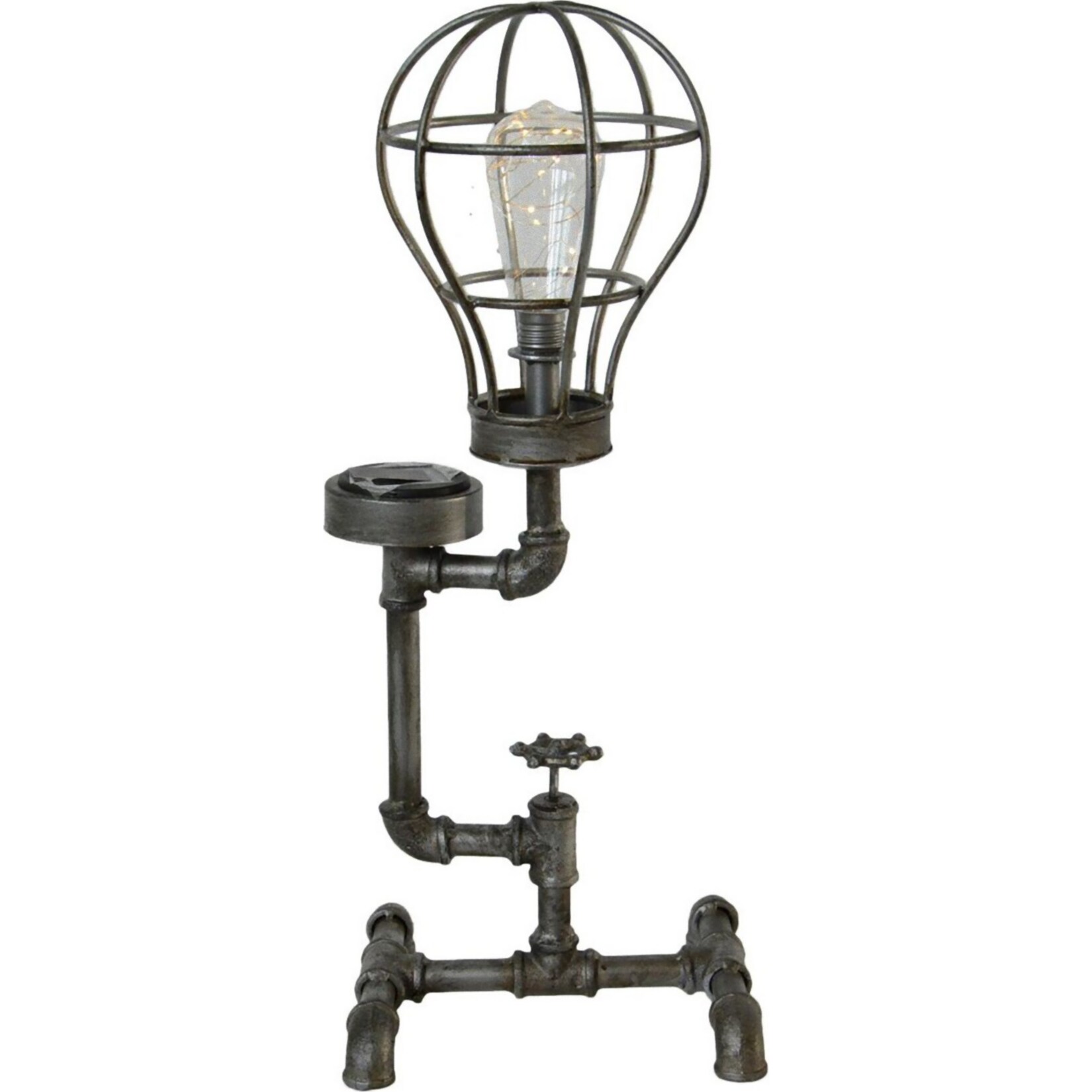 GardenPleasure Vintage Retro Solar Leuchte CORNELIUS Garten Gartenlampe