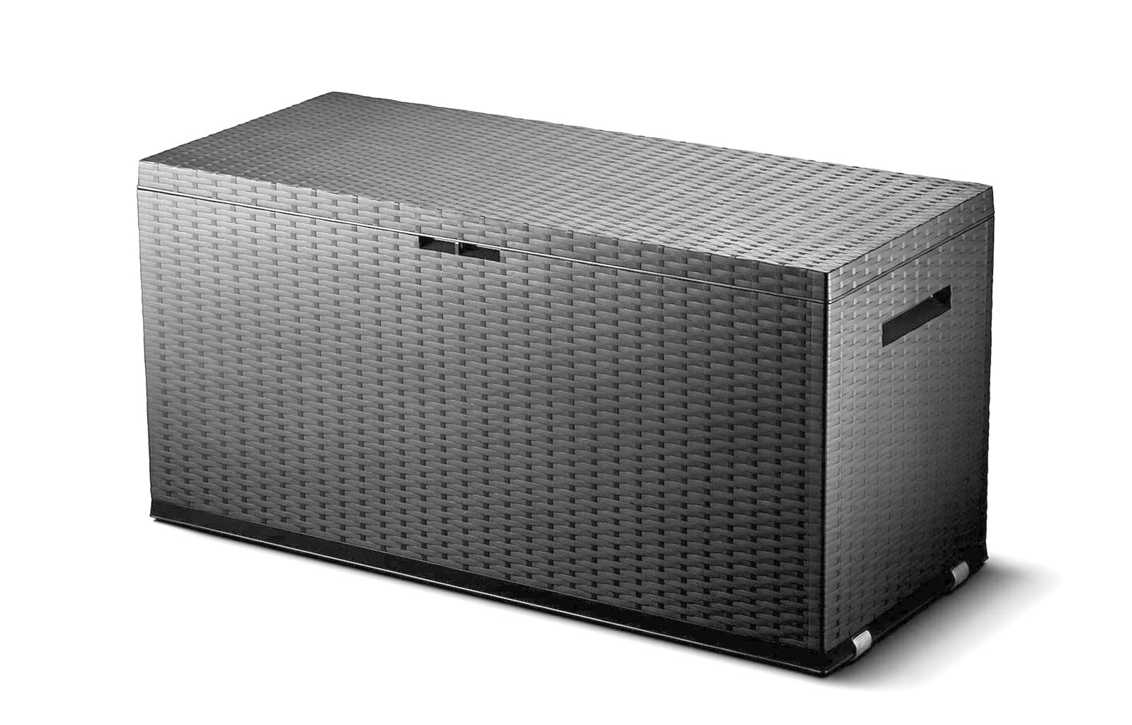 Auflagenbox Rattan Optik 349L Gartenbox Gartentruhe Auflagen Garten Box Truhe | 04059865022197