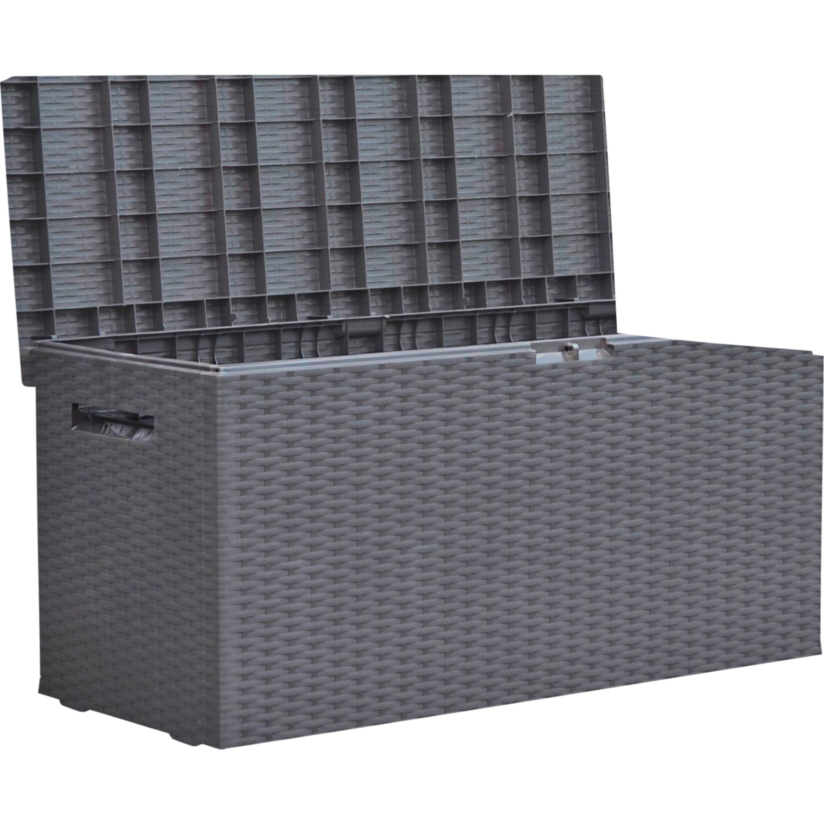 Auflagenbox Rattan Optik 120cm Gartenbox Gartentruhe Auflagen Garten Box Truhe | 04059865027284