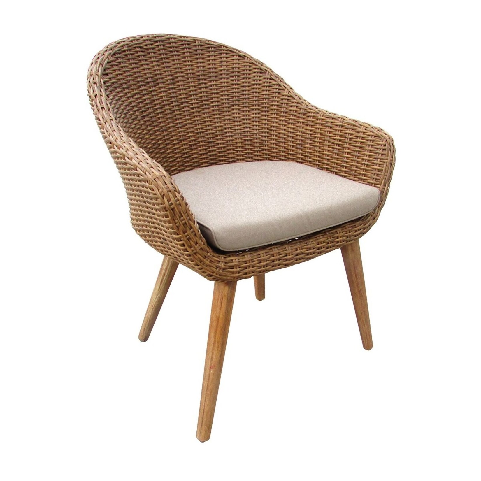 Armsessel Gartensessel Relaxsessel Stuhl Garten Balkon Sessel Rattan Korb Optik | 04041908129482