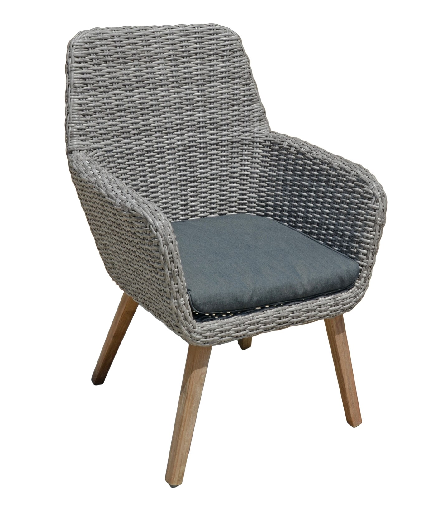 2x Polyrattan Armsessel RAPALLO Garten Sessel Relax Stuhl Rattan Korb Optik | 04041908121769