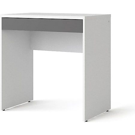 Schreibtisch Fula weiss + grau Tisch Bürotisch Computertisch Computer Büro - Bild 1