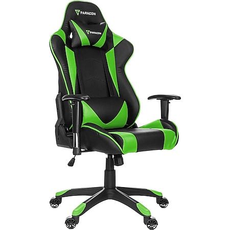 Knight Paracon Gaming Gamer Stuhl Nackenkissen Lendenstütze grün Büro Sessel  online kaufen bei Netto