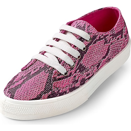 Damen Casual Sneaker pink Glitzer - Bild 1