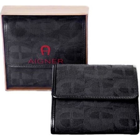 AIGNER Original Damen Geldbörse Portemonnaie Leder Portmonee schwarz online  kaufen bei Netto