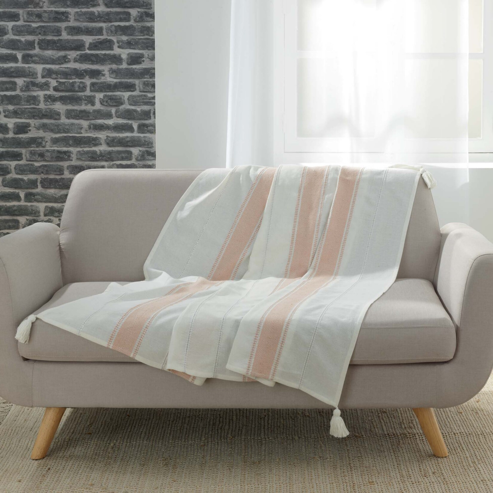 Baumwolle Wohndecke 125×150 Tagesdecke Kuscheldecke Sofa Couch Decke Überwurf | 04059865088964