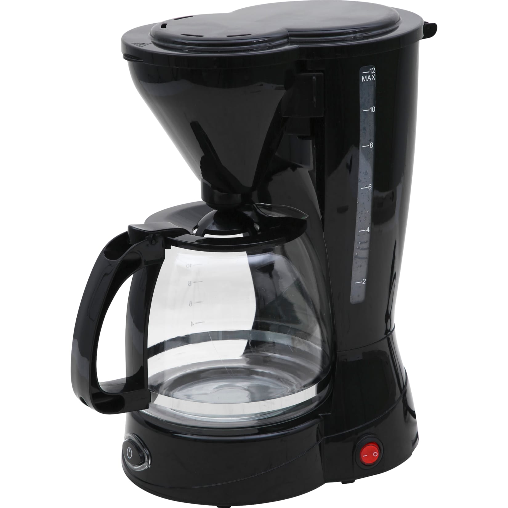 Kaffeemaschine 12 Tassen Filterkaffeemaschine Glas Kanne Kaffee Maschine 800W