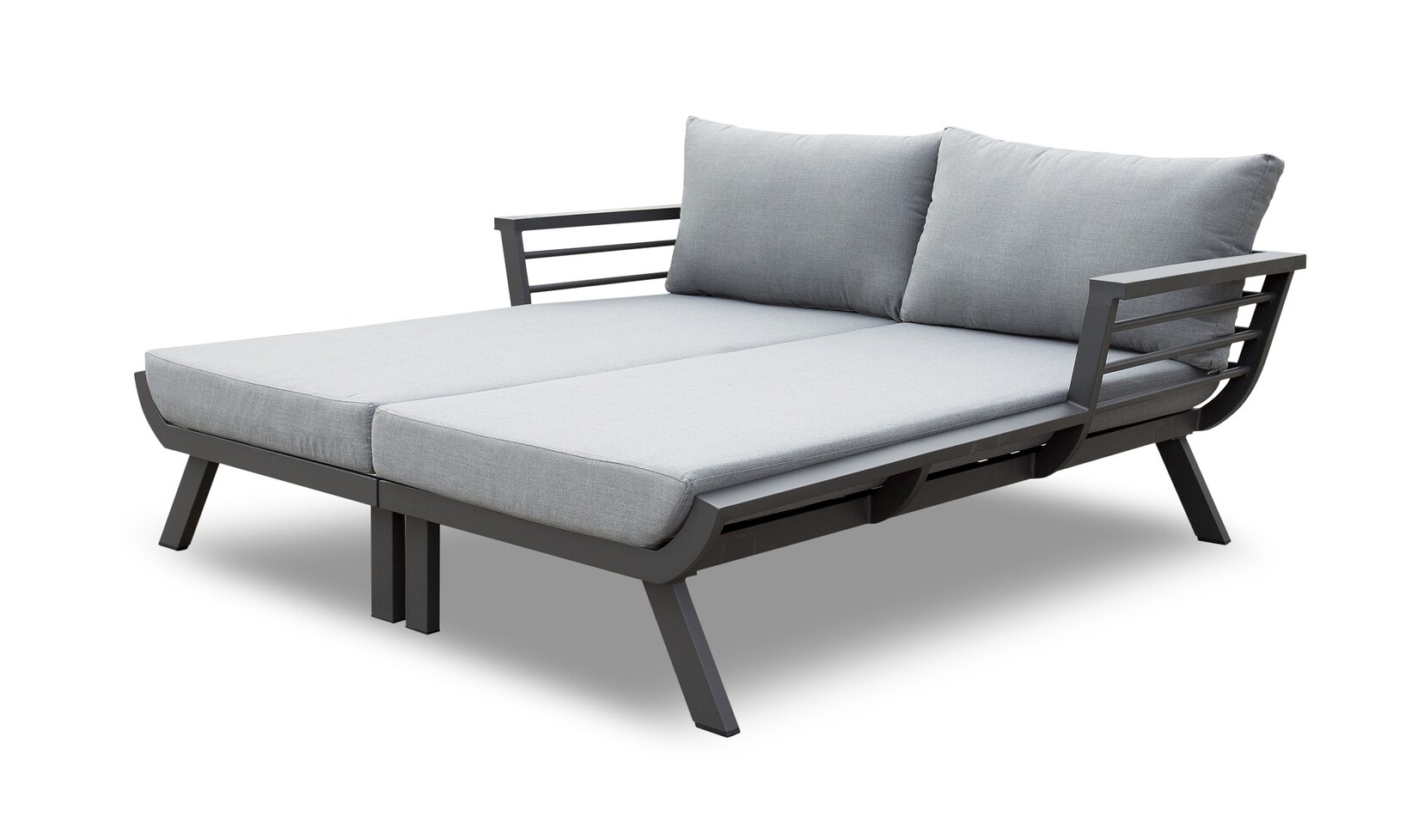 Doppelliege DELIA Liege Garten Relaxliege Sonneninsel Sonnenliege Sessel Outdoor | 04041908123961