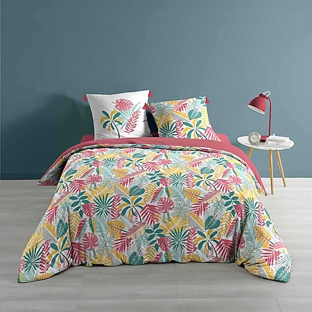 3tlg. Bettwäsche 240x220 Baumwolle Übergröße Bettdecke Kissen Bezug Bettbezug - Bild 1