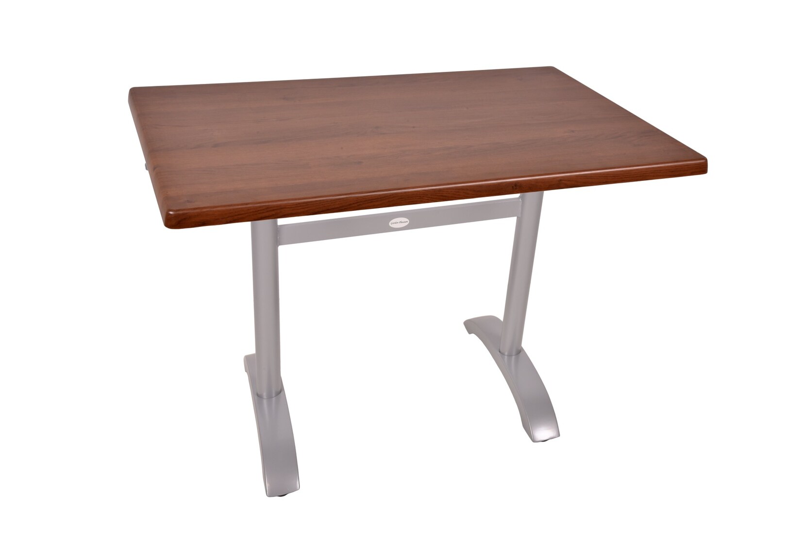 Bistrotisch Set Bennet 110x70cm Tischgestell Aluminium silber matt Garten Tisch | 04041908127037