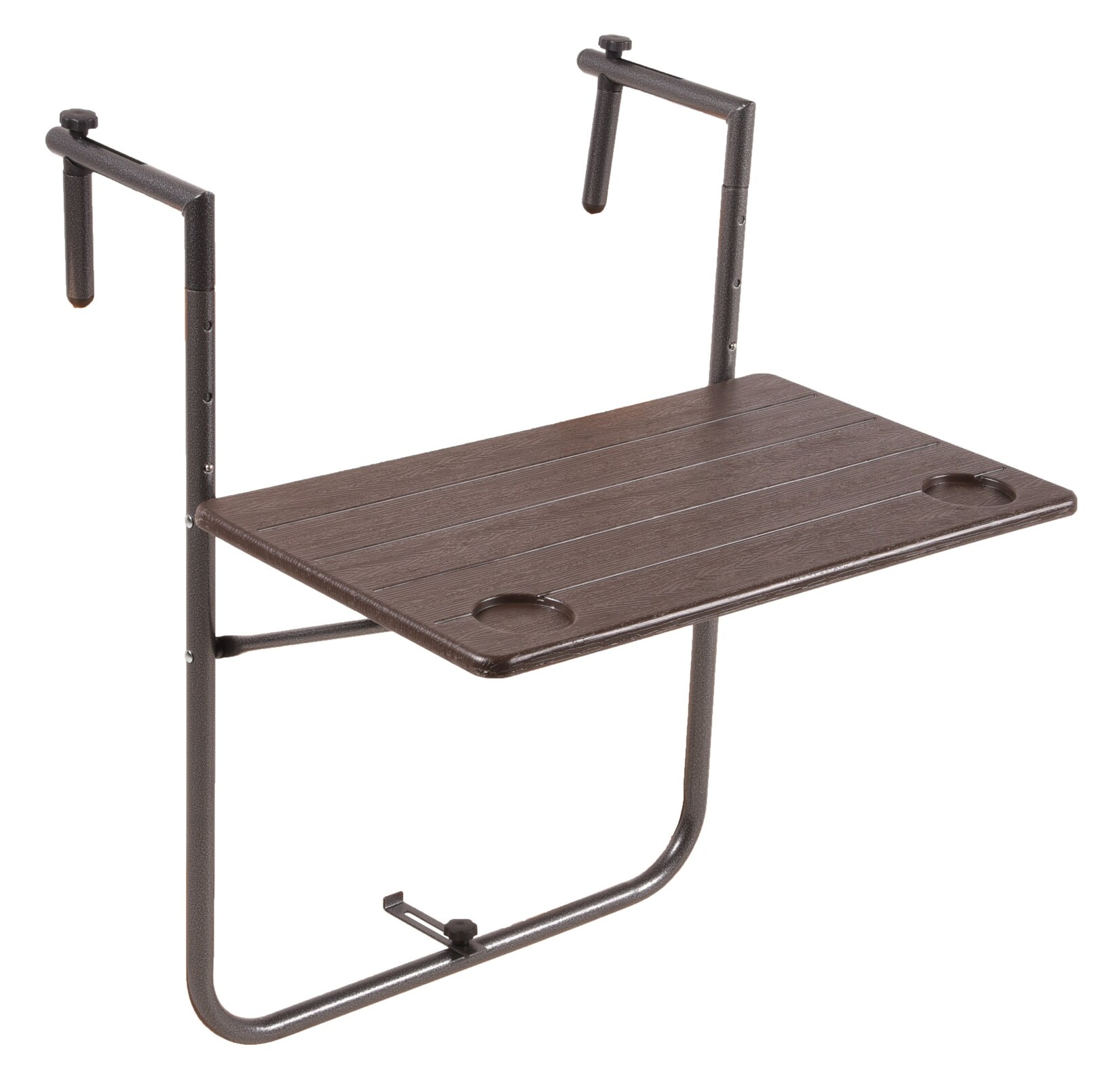 Balkon Hängetisch TABORA Klapptisch Tisch klappbar Holz Optik Balkonhängetisch | 04041908132826