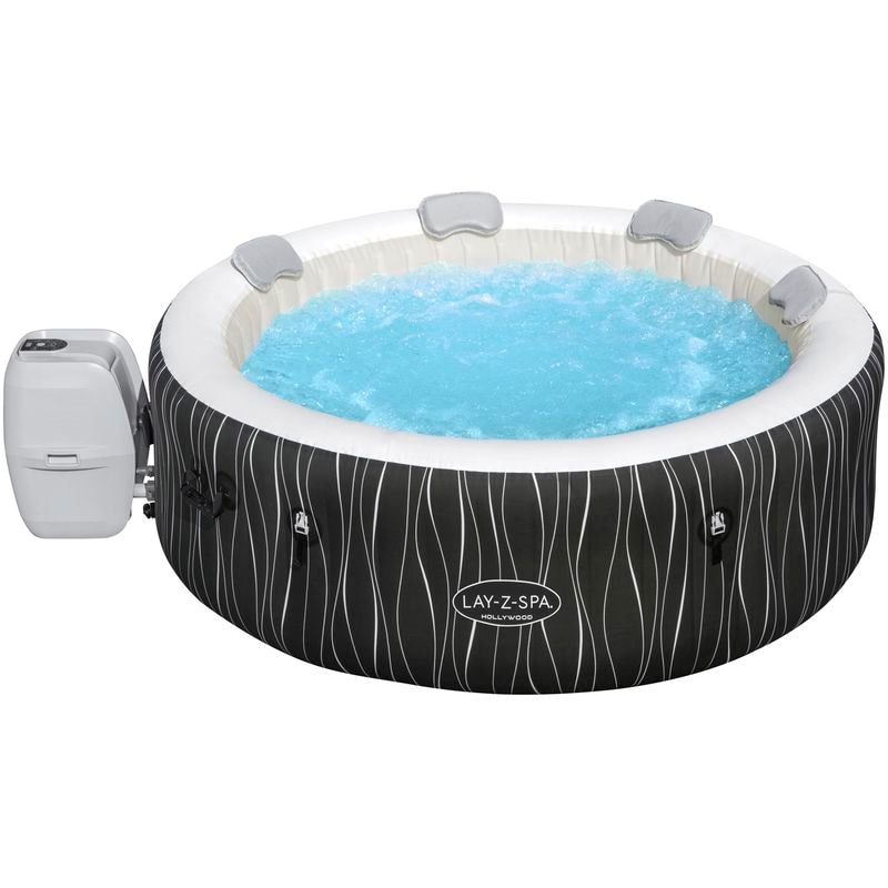 Bestway&reg; LAY-Z-SPA&reg; LED-Whirlpool Hollywood AirJet? &Oslash; 196 x 66 cm, rund - 60059 - Bild 1