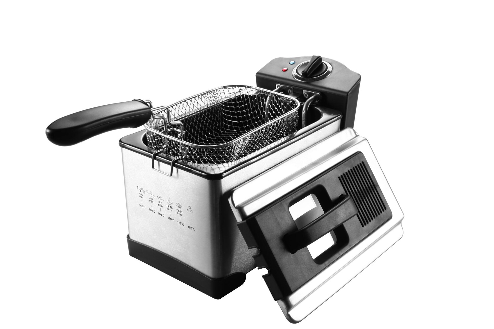 elta Edelstahl Fritteuse 3 Liter 2000W frittieren Elektro Temperaturkontrolle | 04260427676110