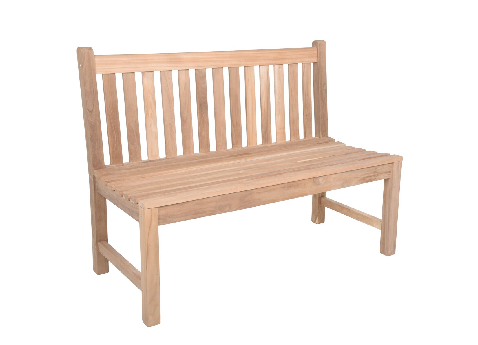 Bank Solo 2-Sitzer Sitzbank Parkbank Gartenbank Outdoor Garten Möbel Teak Holz | 04041908137272