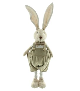 Hase Latzhose Ostern Osterfigur Figur Osterdeko Frühling Deko Dekoration - Bild 1