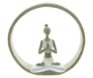 Dekoring Meditation Deko Ring Dekoration Figur Ostern Frühling Osterdeko - Bild 1