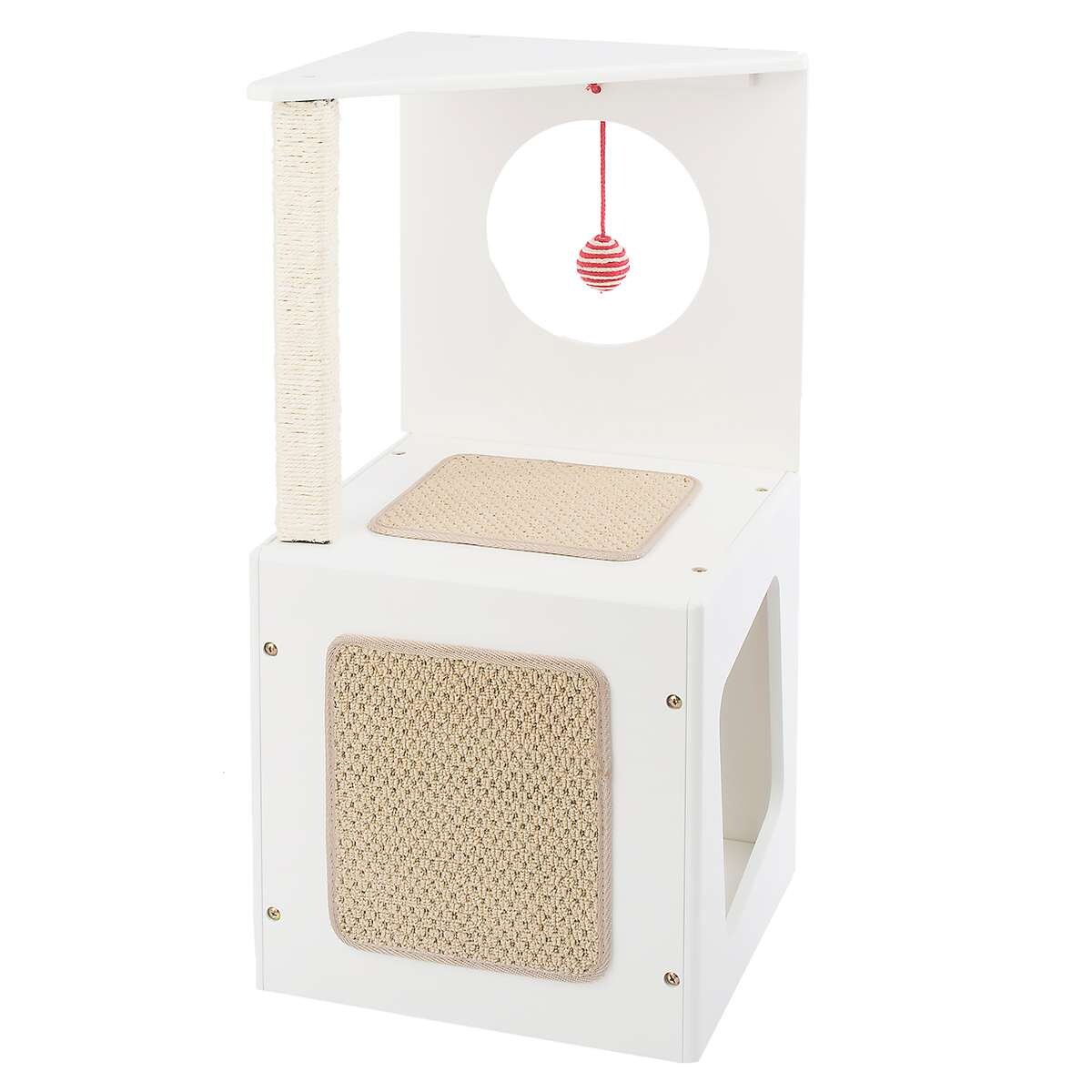 Katzenhaus Katzenturm Kratzbaum Kratzturm Indoor Katzen Kletterbaum Kratzstamm | 04250541132968