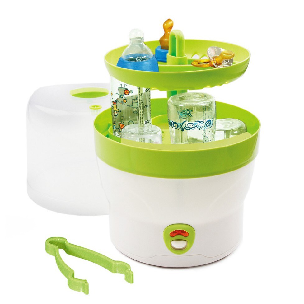 Babyruf BS 29g Babyflaschen Sterilisator f&uuml;r 6 Flaschen, gr&uuml;n - Bild 1