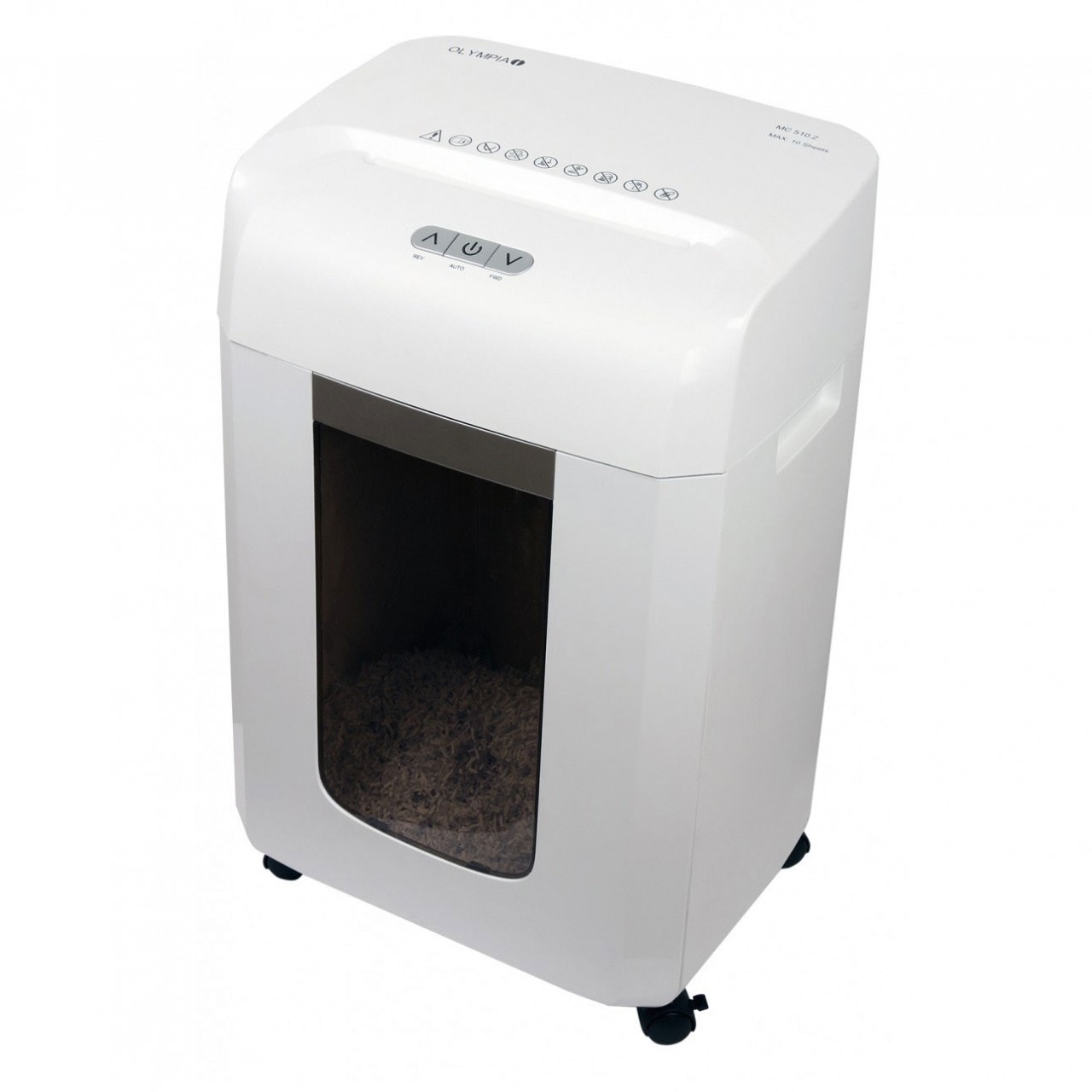 OLYMPIA MC 510.2 professioneller Aktenvernichter, Micro Partikelschnitt, bis 10 Blatt - Bild 1