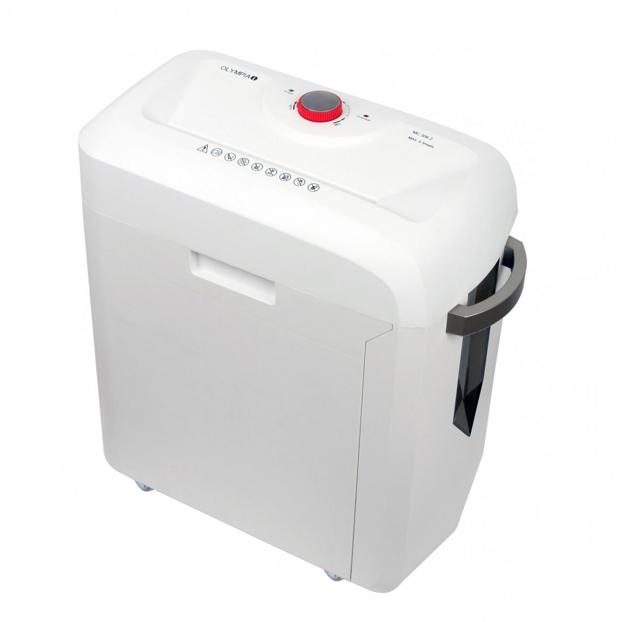 OLYMPIA MC 306.2 professioneller Aktenvernichter, Micro Partikelschnitt, bis 6 Blatt - Bild 1