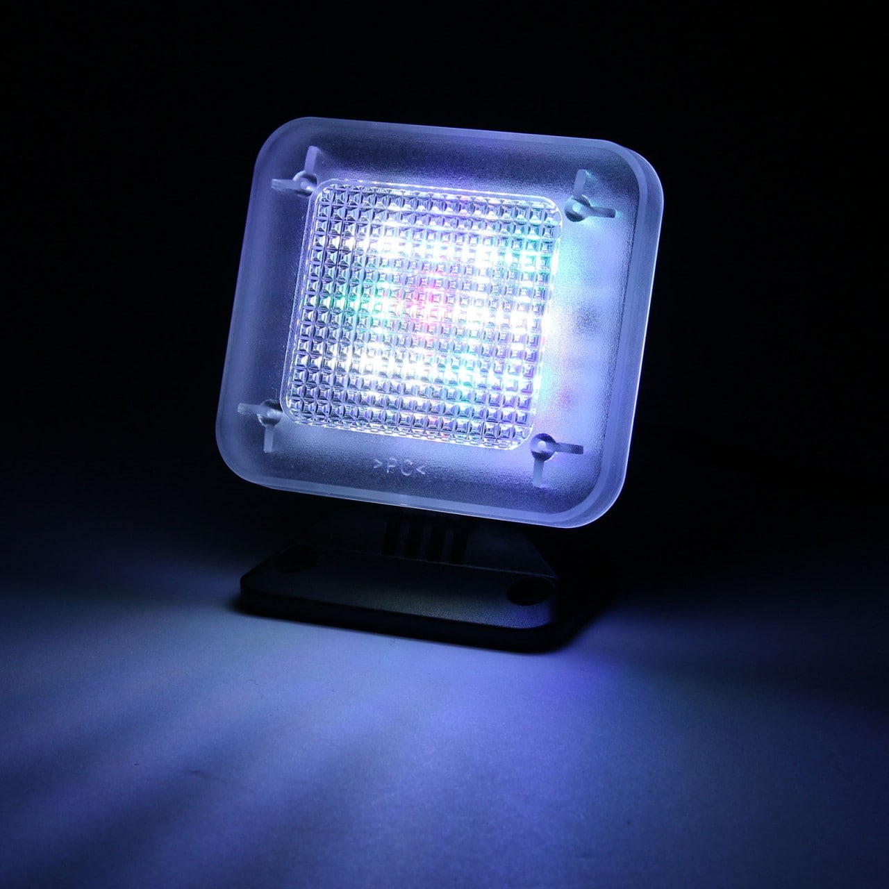 TV Simulator – LED-Fernseh-Attrappe Mit Dämmerungssensor – 5 LED’s, 7,4x8,7x4,3 Cm – Einbruchschutz Für Zuhause – Schaltet Automatisch 6-8h