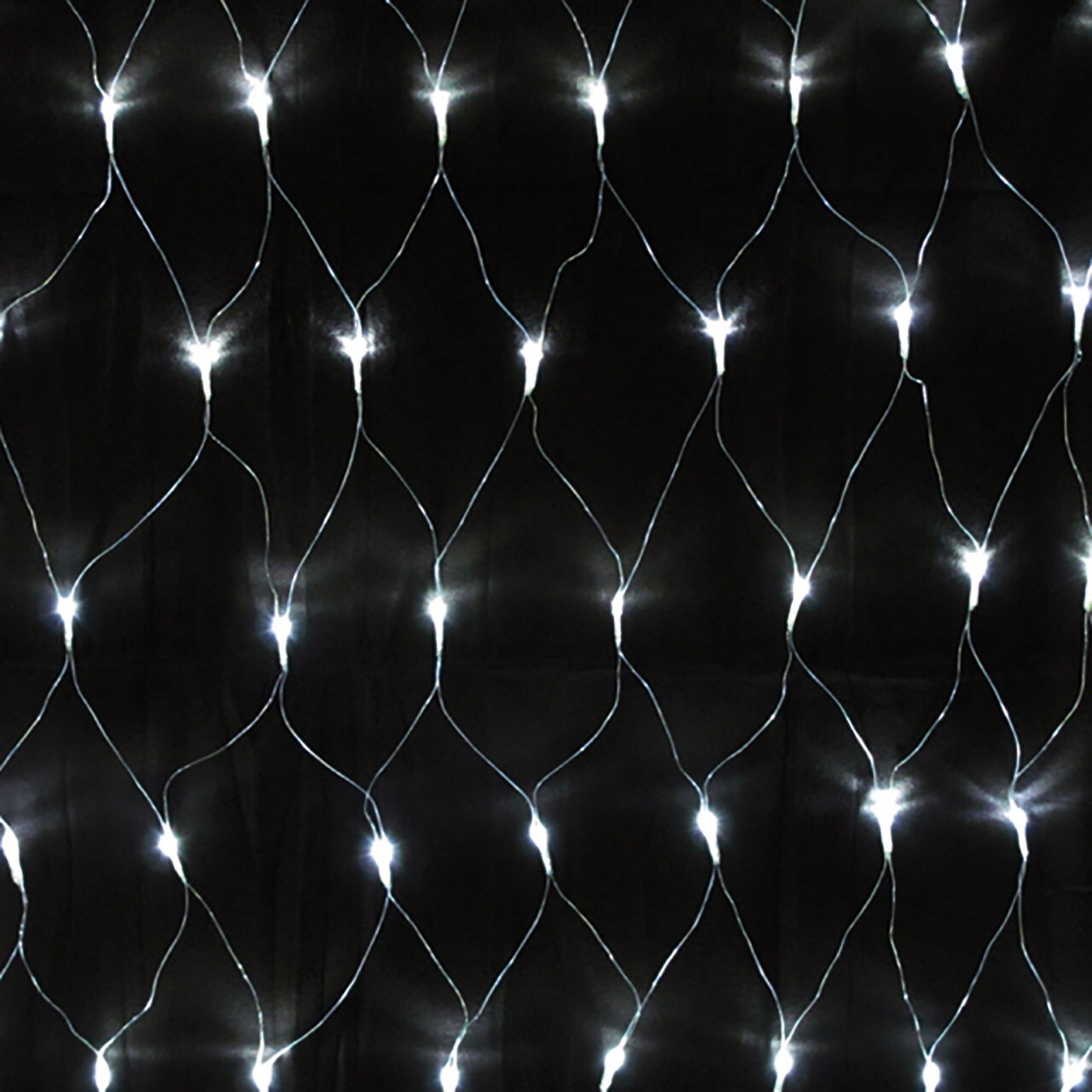 LEX 160er LED Lichternetz f&uuml;r Innen- und Au&szlig;enbereich, Kaltwei&szlig;, IP44, 2 x 1,2 m - Bild 1