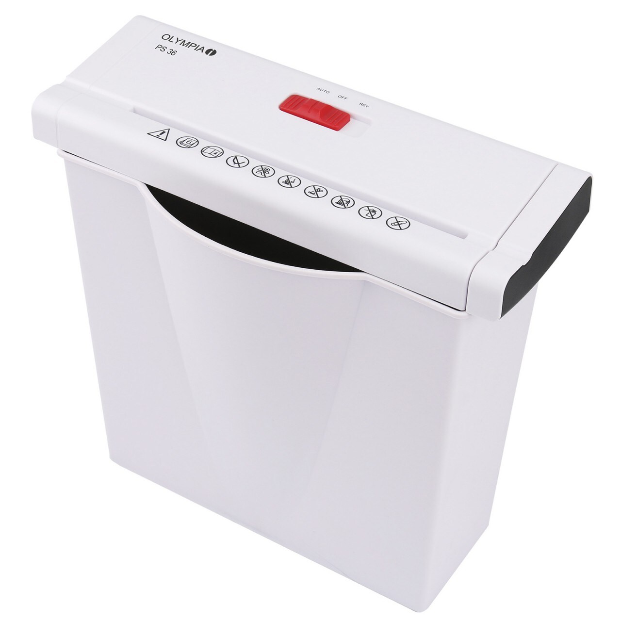 OLYMPIA PS 36 Aktenvernichter, Wei&szlig; - Bild 1